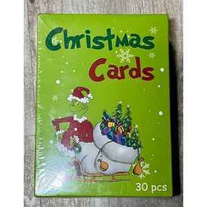 Grinch Christmas cards 30 piece‎ NIB